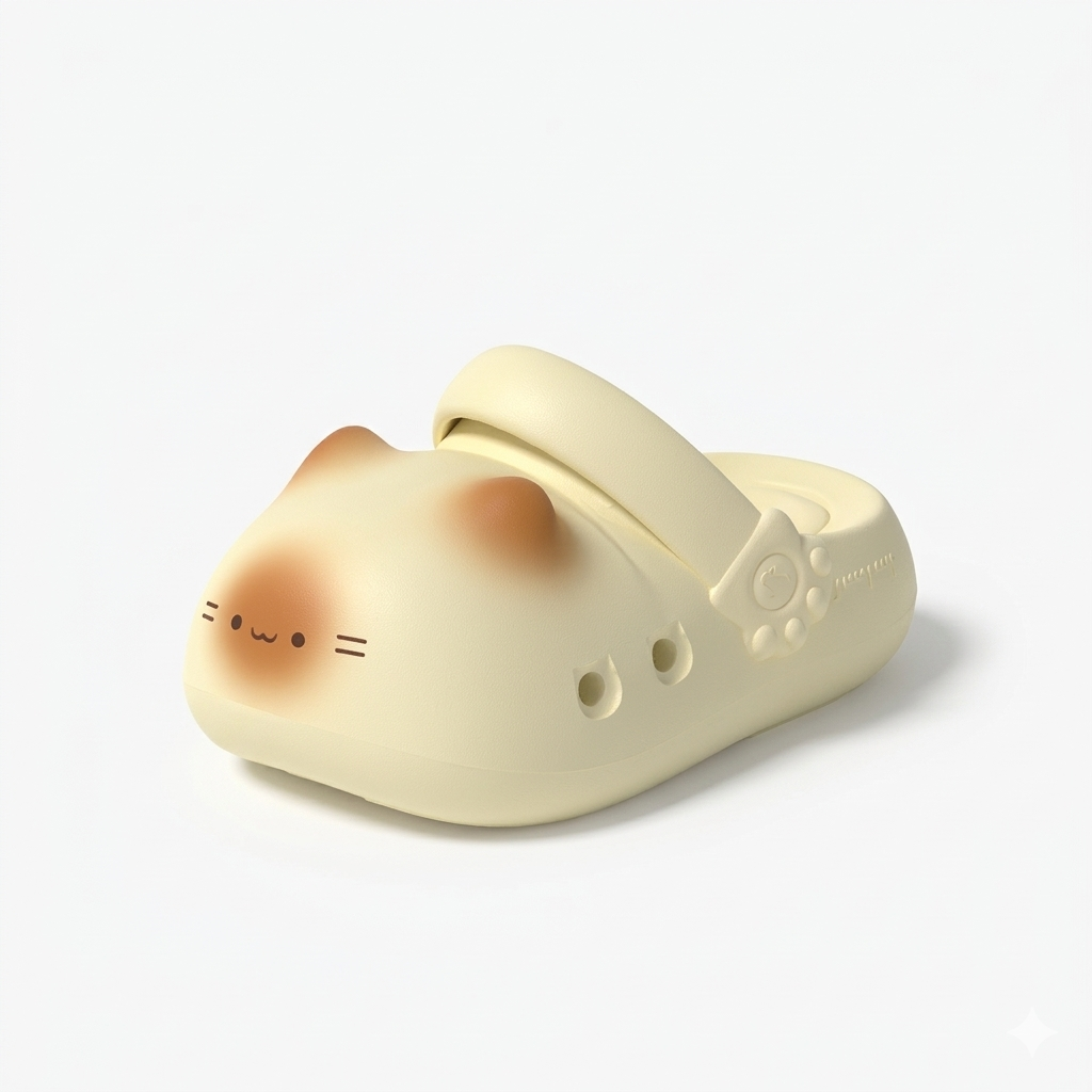肉球ふみふみスリッパ  -  焦げ猫