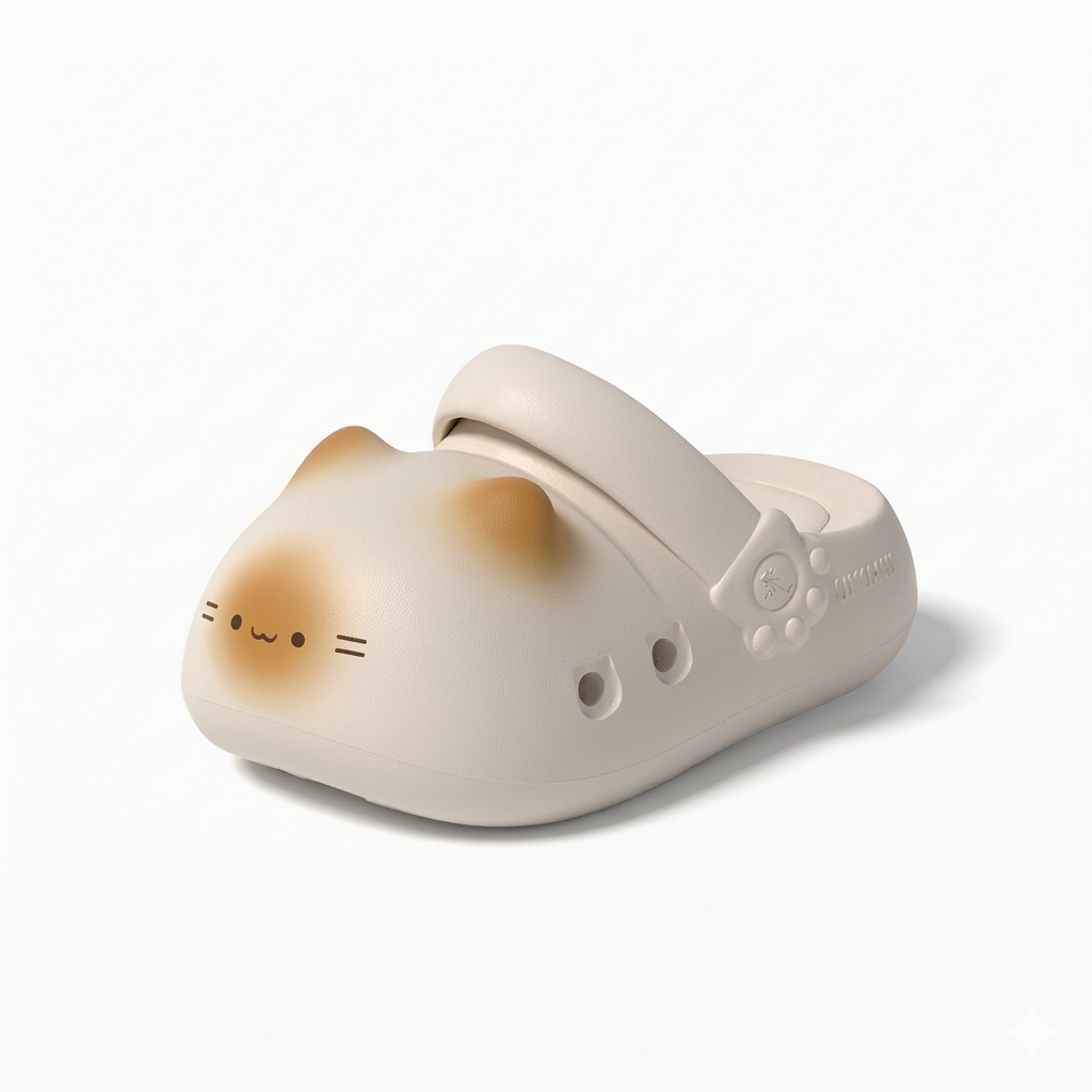 肉球ふみふみスリッパ  -  焦げ猫